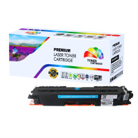 ราคา หมึกพิมพ์เลเซอร์ CF351A/CE311A สำหรับ HP และ CANON สีฟ้า พิมพ์ได้ 1,000 แผ่น (YB99764)