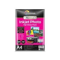 ราคา PRINTMAX กระดาษอิงค์เจ็ทพรีเมียม โฟโต้กลอสซี่ ขนาด A4 135 แกรม 50 แผ่น (YC00367)