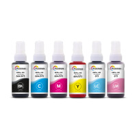 ราคา หมึกเติมPrintmaxEpsonL-Serles664/673 70มล.BK/C/M/Y/LC/L Printmax กระป๋อง (YC00992)