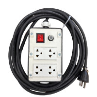 ราคา SANDKING ปลั๊กไฟมาตรฐานโรงงาน มีสวิตช์ 4 ช่อง 220V สายไฟ 5 เมตร (YC01736)