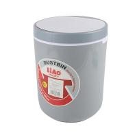 ราคา LIAO ถังขยะพลาสติก ทรงกลม รุ่น LT2102 สีเทา ขนาด 12 ลิตร (YC02126)