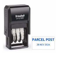 ราคา TRODAT ตรายางวันที่ข้อความ "PARCEL POST " หมึกในตัว สีน้ำเงิน (YC02316)