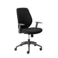 ราคา MODERNFORM เก้าอี้สำนักงาน รุ่น SERIES A2 พนักพิงกลาง หุ้มหนังเทียม สีดำ (YC02906)