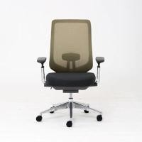 ราคา MODERNFORM เก้าอี้เพื่อสุขภาพ รุ่น SERIES16 PREMIUM เบาะหุ้มผ้าดำ พนักพิงตาข่ายสีเหลือง ขาอลูมิเนียม (YC03084)