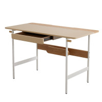 ราคา MODERNFORM โต๊ะทำงาน รุ่น WHOMO ท็อป MDF สีเบจ ขาเหล็กสีขาว ขนาด 120X60X75 (YC03135)