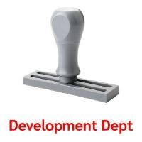 ราคา SANDKING ตรายางด้ามจับ "Development Dept" (YC03729)