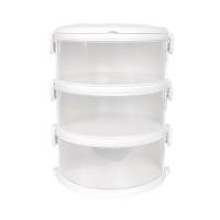 ราคา MICRON WARE ชั้นเก็บอาหารคอนโด 3 ชั้น รุ่น JCP-6403 สีขาว ขนาด 24.7 x 26.7 x 33.5 ซม. (YC03902)