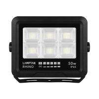 ราคา LAMPTAN โคมฟลัดไลท์โซลาร์เซลล์ LED 50W Daylight รุ่น RHINO 50W/DL สีดำ (YC03920)