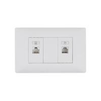 ราคา LUZINO ชุดเต้ารับโทรศัพท์ RJ11 และคอมพิวเตอร์ RJ45 รุ่น ML79-P1C61-PC สีขาว (YC04018)