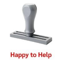 ราคา SANDKING ตรายางด้ามจับ "Happy to Help" (YC04115)