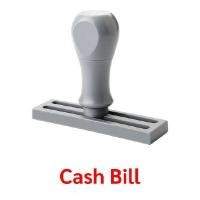ราคา SANDKING ตรายางด้ามจับ "Cash Bill" ขนาด 37×10 มม. (YC04378)