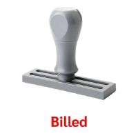 ราคา SANDKING ตรายางด้ามจับ "Billed" (YC04449)