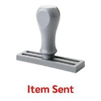 ราคา SANDKING ตรายางด้ามจับ รุ่น Item Sent ขนาด 37×10 มม. (YC04486)