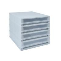 ราคา UDEE กล่องลิ้นชักเอกสาร A4 รุ่น 4 ชั้น สีขาวกึ่งโปร่งใส (YC05091)