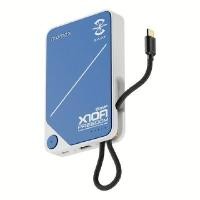 ราคา MOMAX แบตเตอร์รี่สำรองพร้อมสาย USB-C ในตัว รุ่น 1-Power X (10000mAh)สี X10A Freedom Blue (YC06771)