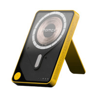 ราคา MOMAX รุ่น 1-Power X Pro with Stand พาวเวอร์แบงค์ไร้สาย+Built-in USB-C สี Yellow ขนาด 5000mAh (YC09956)