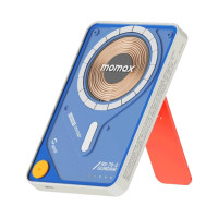 ราคา MOMAX รุ่น 1-Power X Pro with Stand พาวเวอร์แบงค์ไร้สาย+Built-in USB-C สี RX-78-2-White (Limited Edition) ขนาด 5000mAh (YC09964)