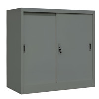 ราคา MEDILA ตู้เอกสารบานเลื่อน 3 ชั้น รุ่น SH0037GY สีเทา จัดส่งอย่างเดียว (YC10969)