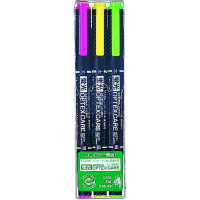 ราคา ZEBRA ปากกาเน้นข้อความ 2 หัว OPTEX CARE 3 สี (เขียว/เหลือง/ชมพู) (YC16777)