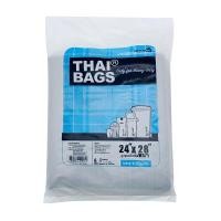 ราคา THAI BAG ถุงขยะ สีดำ ขนาด 24x28 นิ้ว (แพ็ก 30-33 ชิ้น) 1 กก. (YC19787)