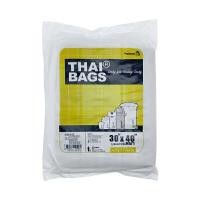 ราคา THAI BAG ถุงขยะพลาสติก ขนาด 30 x 40 นิ้ว สีดำ (แพ็ก 11-12 ชิ้น) (YC19789)