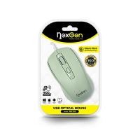 ราคา NEXGEN เมาส์แบบมีสาย รุ่น WS100 สีเขียว (YC25856)