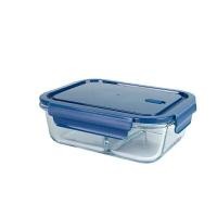 ราคา กล่องแก้วถนอมอาหาร 2 ช่อง 1000ML รุ่น KC0074 (YC27876)