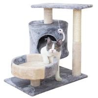 ราคา คอนโดแมว รุ่น PET0051GY สีเทาอ่อน ขนาด 55x50x35 ซม. (YC27925)