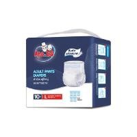 ราคา RRS ผ้าอ้อมผู้ใหญ่ แบบกางเกง 500CC ไซซ์ L 10 ชิ้น/ถุง (YC28601)