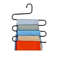 ราคา ไม้แขวนกางเกง แสตนเลสหนา ประหยัดพื้นที่ รุ่น SH0173BK สีดำ (YC29151)