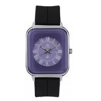 ราคา PARIS POLO CLUB นาฬิกาข้อมือ รุ่น JEUNESSE QUAD EDGE ROMAN DATE PPC-DH01-BK-LIC สีดำ/ม่วงลาเวนเดอร์ (YC31578)