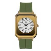 ราคา PARIS POLO CLUB นาฬิกาข้อมือ รุ่น JEUNESSE QUAD EDGE ROMAN DATE PPC-DH01-GN-GDW สีเขียว/ทอง-ขาว (YC31598)