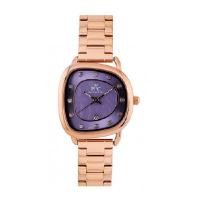ราคา PARIS POLO CLUB นาฬิกาข้อมือ รุ่น CANNES ORBIT DATE PPC-EA08-RG-VLT สีโรสโกลด์/ม่วง (YC31607)