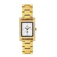 ราคา PARIS POLO CLUB นาฬิกาข้อมือ รุ่น DORÉE DIAMOND LUX DATE PPC-EA11-GD-WE สีทอง/ขาว (YC32397)