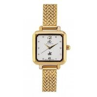 ราคา PARIS POLO CLUB นาฬิกาข้อมือ รุ่น PPC-EA10-GD-WE สายสเตนเลส สีทอง/ขาว (YC32744)