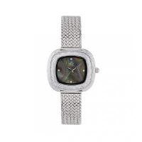 ราคา PARIS POLO CLUB นาฬิกาข้อมือ รุ่น MARBLE CROCHET DATE สีเทา (YC34817)