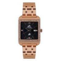ราคา PARIS POLO CLUB นาฬิกาข้อมือ รุ่น DIAMANT CLASSIC DATE ROSEGOLD/BLACK (YC35459)