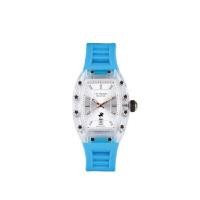 ราคา US MASTER POLO CLUB นาฬิกาข้อมือ รุ่น RX-1 MILLIONAIRE SUPER STAR USM-DF03-LB-WE สีฟ้าอ่อน/ขาว (YC35606)