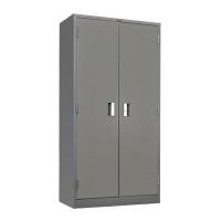 ราคา President ตู้บานเปิดทึบสูง ชนิดมือจับแบบฝัง เหล็กหนา 0.6 มม. รุ่น LK401 สีเทา (YC36542)