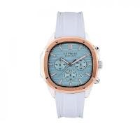 ราคา US MASTER POLO CLUB นาฬิกาข้อมือ รุ่น TIMES SQUARE CHRONOGRAPH USM-DC08-WE-LCY สีขาว/ไลท์ไซแอน (YC36615)