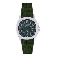 ราคา US MASTER POLO CLUB นาฬิกาข้อมือ CLASSIC DATE 40MM สีเขียว/สายซิลิโคน (YC40164)