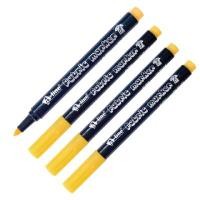 ราคา A-LINE ปากกาเขียนผ้า ชุด 4 ด้าม รุ่น AL-T824 สีเหลือง ขนาด 1-2 มม. (YC42114)