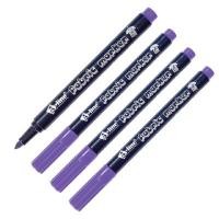 ราคา A-LINE ปากกาเขียนผ้า ชุด 4 ด้าม รุ่น AL-T824 สีม่วง ขนาด 1-2 มม. (YC42132)