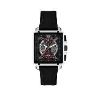 ราคา US MASTER POLO CLUB นาฬิกาข้อมือ รุ่น TITAN CHRONO SQUARE BLACK/RED (YC42845)