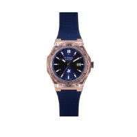 ราคา US MASTER POLO CLUB นาฬิกาข้อมือ รุ่น JELLYFISH สี ROSEGOLD/BLUE ระบบ JAPAN MOVEMENT (YC42912)
