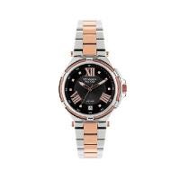 ราคา US MASTER POLO CLUB นาฬิกาข้อมือสตรี รุ่น FIRST LADY STRING ROMAN DATE สีเงิน/โรสโกลด์/ดำ (YC43053)