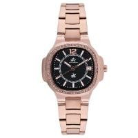 ราคา PARIS POLO CLUB นาฬิกาข้อมือ รุ่น PPC-EB08-RG-BK กันน้ำ 3ATM สี ROSEGOLD/BLACK (YC43842)