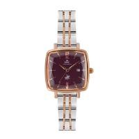 ราคา PARIS POLO CLUB นาฬิกาข้อมือ รุ่น LOUVRE DATE สี SILVER ROSEGOLD/DARK RED (YC43881)