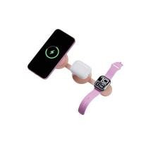 ราคา Bazic GoMag Trio 2 แท่นชาร์จแม่เหล็กไร้สายแบบพับได้ 3-I Bazic Pink pcs (YC46040)