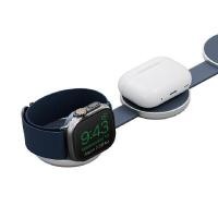 ราคา Energea AluMag Trio แท่นชาร์จไร้สายแบบพับได้ 3-In-1 Fol ENERGEA Blue pcs (YC46059)